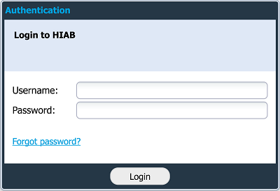 Login HIAB