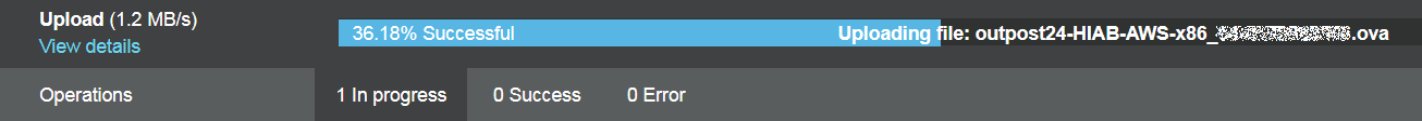 Upload HIAB Image File on AWS