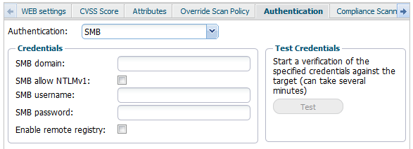 SMB Authentication 