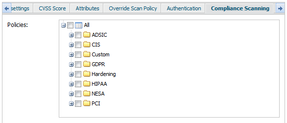 Compliance Scanning