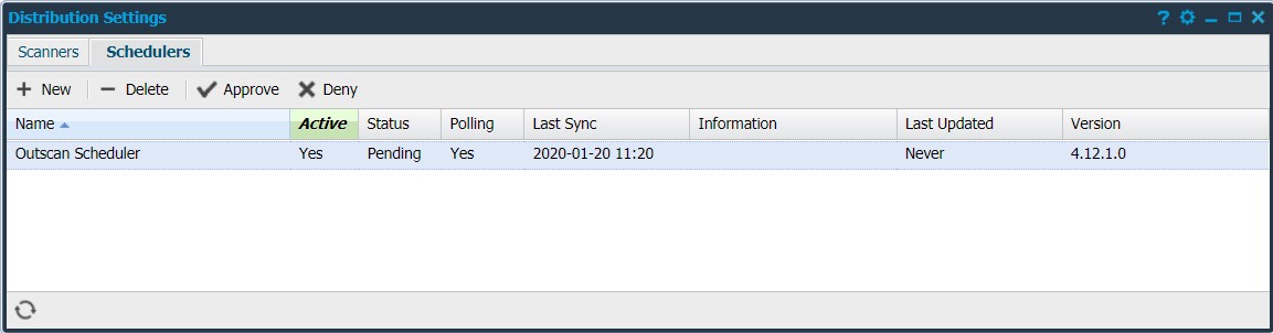 Distribution Settings