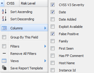 Columns False Positive