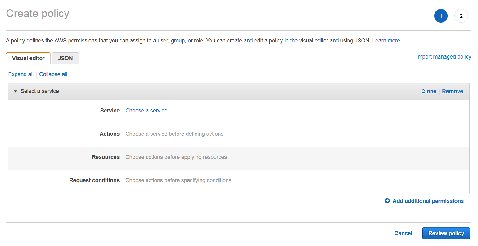 Create Policy
