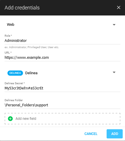 Portal_Integration_Delinea_Add_Credentials.png