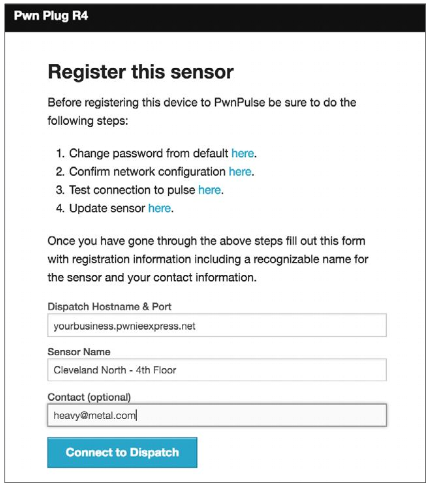 Register This Sensor