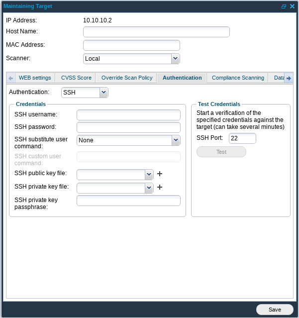 Maintaining Target Authentication