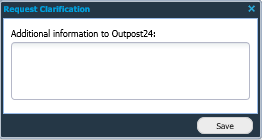 Request Clarification