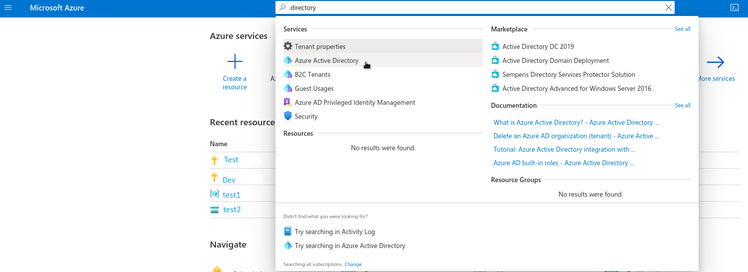 Azure Active Directory