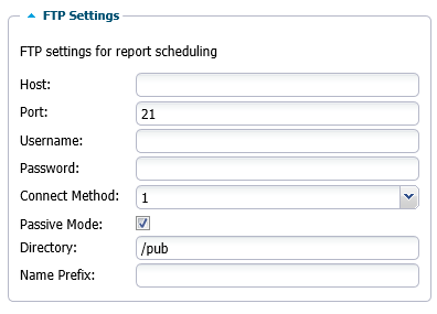 FTP Settings