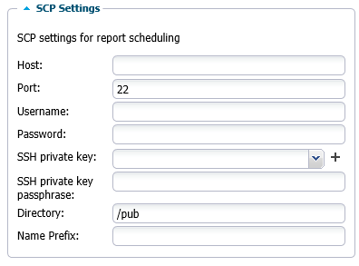 SCP Settings