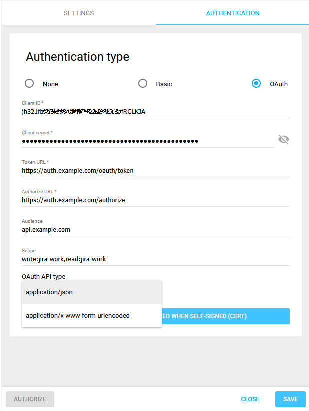 Portal_Integration_Webhook_AuthenticationOAuth_Save.png