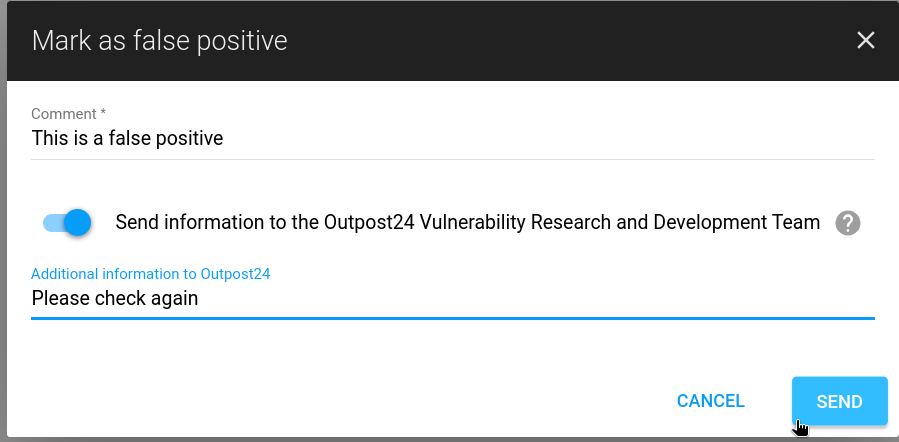Portal_Findings_Vuln_FalsePositive_Comment.PNG
