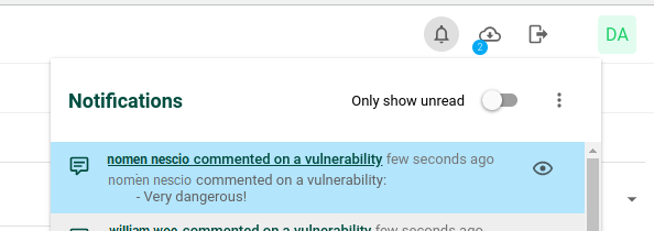 Portal_VulnDb_Comments_Notification_Result.png