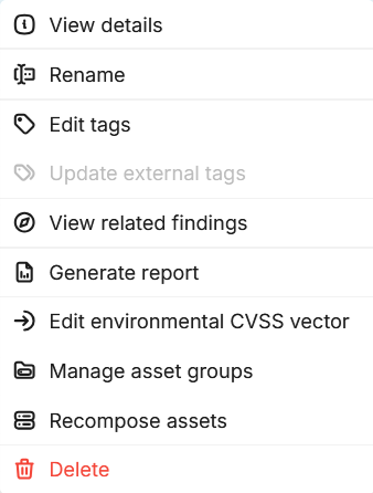 Portal Asset Context Menu