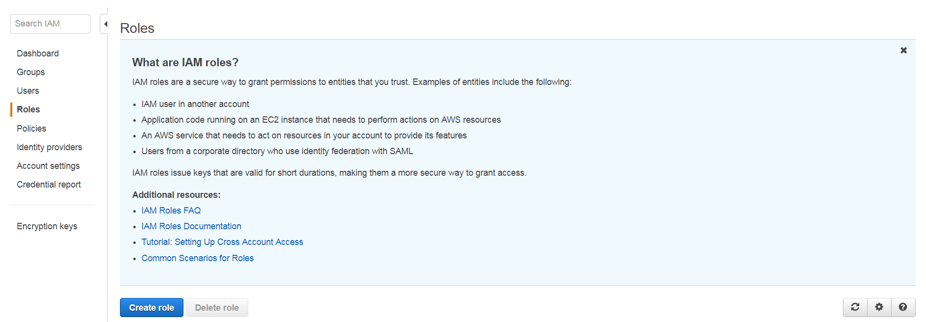 Cloudsec IAM role for EWP