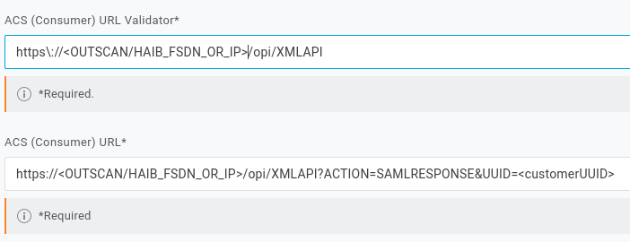 One Login application details
