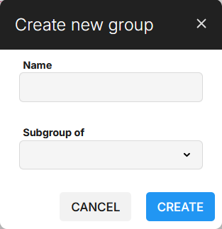 Create New Group